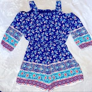 Girls multi colored/pattern size S romper